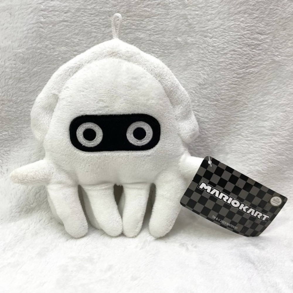 Blooper Plush Squid 6" Stuffed Animal Mario Kart Nintendo Collectible Toy